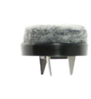 Praxis Viltglijder Met Kramplaat 19mm 4 Stuks