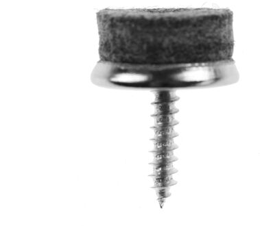 Praxis Viltglijder Met Schroef 20mm 4 Stuks