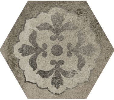 Praxis Vintage Tegel Toscana - Grijs - Mat - 25,8x29 Cm - 1,00 M²