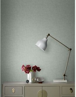 Praxis Vliesbehang Antibes An28209 - Vergrijsd Groen - Lichtblauwe Ondertoon - 10,05 M X 53 Cm