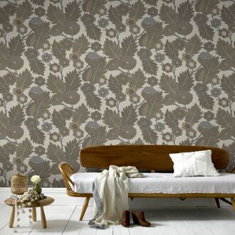 Praxis Vliesbehang Antibes An28271 - Beige - Bruin - Grijs - 10,05 M X 53 Cm