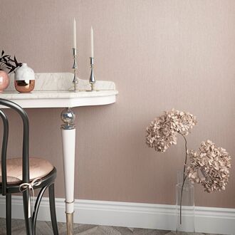 Praxis Vliesbehang Assorti 2022-2024 32218 - Metallic Roségoud - 10,05 M X 53 Cm