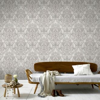 Praxis Vliesbehang Assorti 2022-2024 32603 - Ecru - Grijs - Lichtgoud - 10,05 M X 53 Cm