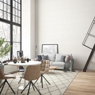 Praxis Vliesbehang Assorti 2022-2024 32608 - Heel Licht Beige-zand - Warm-zilver - Lichtgrijs - 10,05m X 53cm