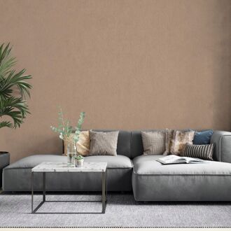 Praxis Vliesbehang Assorti 2022-2024 33965 - Warm Donkerbeige - Lichtbruin - Eikenkleur - 10,05 M X 53 Cm