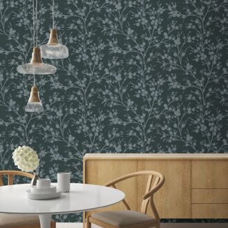 Praxis Vliesbehang Assorti 2022-2024 6812-40 - Zwart - Zilver - 10,05m X 53cm