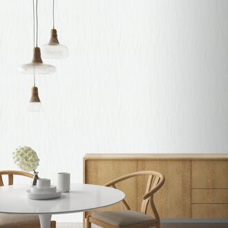 Praxis Vliesbehang Assorti 2022-2024 6813-10 - Offwhite - Metallic Champagne - 10,05m X 53cm