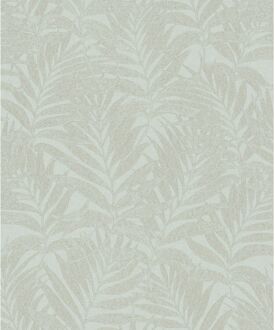 Praxis Vliesbehang Bladeren - Licht Mintgroen - Goud - Lila - 10,05m X 53cm