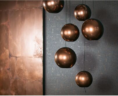 Praxis Vliesbehang City Romance 35111 - Antraciet - Koper - Zwart - Metallic - 10,05m X 53cm