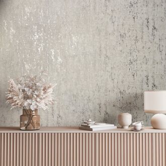 Praxis Vliesbehang City Romance 35123 - Taupe - Grijs-bruin - Vergrijsd Bruin - 10,05m X 53cm