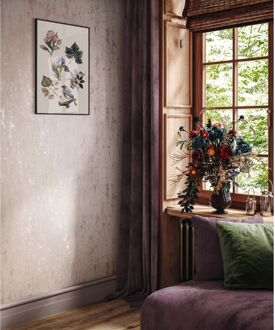 Praxis Vliesbehang City Romance 35125 - Beige - Zand - Zilver/koper - Metallic - 10,05 M X 53 Cm