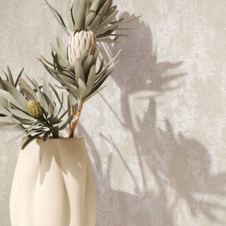 Praxis Vliesbehang City Romance 35128 - Beige - Parelmoer - Zand - 10,05m X 53cm