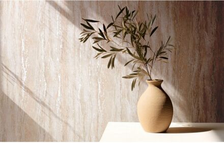 Praxis Vliesbehang City Romance 35154 - Beige - Greige - Licht Perzik - Off-white - 10,05m X 53cm