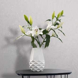 Praxis Vliesbehang City Romance 35161 - Off White - Crèmewit - 10,05m X 53cm