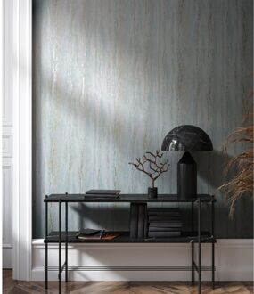 Praxis Vliesbehang City Romance 35165 - Ijlblauw - Lichtblauw - Grijs - Glans - 10,05m X 53cm