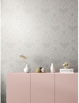 Praxis Vliesbehang City Romance 35168 - Off White - Beige - 10,05m X 53cm