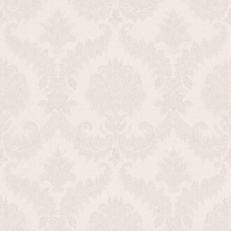 Praxis Vliesbehang Classic & Elegant 23600 - Gebroken Wit - Glans - 10,05m X 53cm