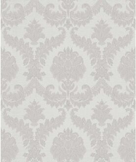 Praxis Vliesbehang Classic & Elegant 23601 - Licht Zilvergrijs - Beige Metallic - 10,05m X 53cm