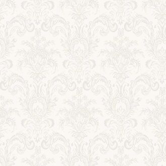 Praxis Vliesbehang Classic & Elegant 23610 - Off White Met Glans - Champagne - 10,05 M X 53 Cm