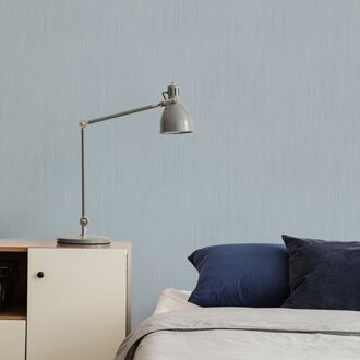 Praxis Vliesbehang Classic & Elegant 25796 - Metallic - Ijsblauw - 10,05m X 53cm