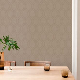 Praxis Vliesbehang Elodie - Grijs - 10,05m X 53cm