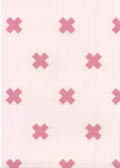 Praxis Vliesbehang Fabulous World 67104-2 - Donkerroze - Lichtroze - 10,00 M X 52 Cm