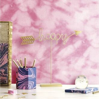 Praxis Vliesbehang Friends & Coffee 16677 - Roze - Felroze - 10,05m X 53cm