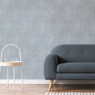 Praxis Vliesbehang Good Vibes Gv24203 - Vergrijsd Blauw Met Glans - 10,05m X 53cm