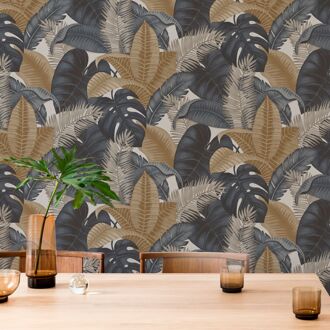 Praxis Vliesbehang Grenada - Grijs - Taupe - 10,05m X 53cm