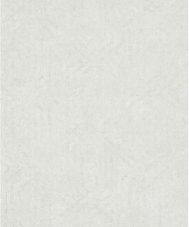 Praxis Vliesbehang Klassiek Grafisch Patroon - Heel Licht Zandbeige - Lila - Grijs - 10,05m X 53cm