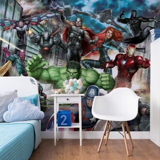 Praxis Vliesbehang Marvel Avengers Assemble Mural
