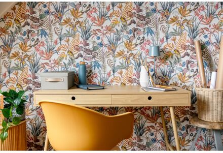 Praxis Vliesbehang Pippa - Multicolor - 10,05 M X 52 Cm