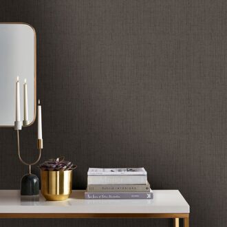 Praxis Vliesbehang Refined - Bruin - Grijs - 10,05m X 53cm