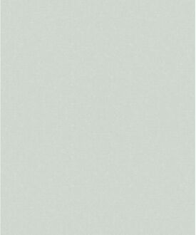 Praxis Vliesbehang Uni - Licht Mintgroen - Lichte Gouden Glans - 10,05m X 53cm