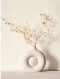 Praxis Vliesbehang Uni Linnen - Licht Zandbeige - 10,05 M X 53 Cm