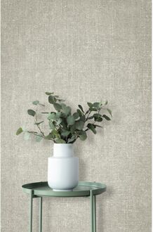 Praxis Vliesbehang Uni Linnen - Middengrijs - 10,05m X 53cm