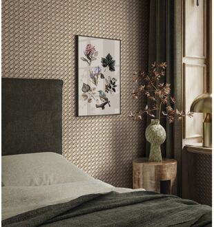 Praxis Vliesbehang Webbing Naturel - Beige - 10,00 M X 53 Cm