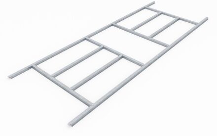 Praxis Vloerframe Tuinhuis Dresden Ii - Omvang 106 - 162x291x2,6cm