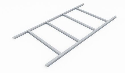 Praxis Vloerframe Tuinhuis Frankfurt Ii - Omvang 65 - 137x181x2,6cm