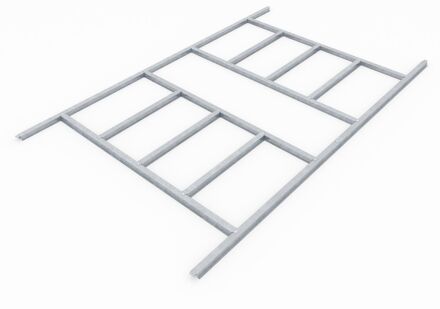 Praxis Vloerframe Tuinhuis Frankfurt Ii - Omvang 86 - 180x224x2,6cm