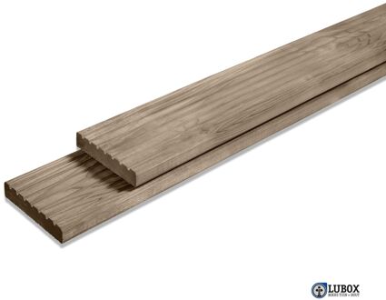 Praxis Vlonderplank - Grenen - Grof Geprofileerd / Reliëf Geprofileerd - 240x14,5x2,8cm