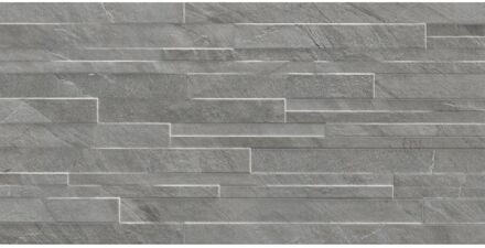 Praxis Wandtegel Pacific - Antraciet - Keramiek - 30x60 Cm - 1,44 M²