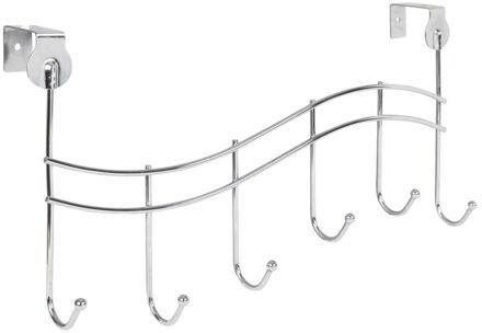 Praxis Wave Deurhanger 6 Haken Chroom