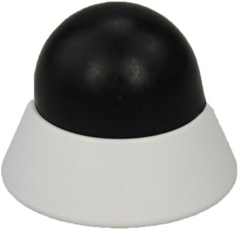 Praxis Witte Muurdeurstopper + Rubberen Ring 1 Stuk