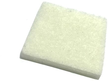 Praxis Zelfklevend Anti-krasvilt 25x25mm Wit 12 Stuks