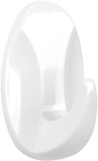 Praxis Zelfklevende Haken 1 Haak, Plastic, Wit