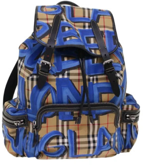 Pre-owned Canvas backpacks Burberry Vintage , Multicolor , Dames - ONE Size