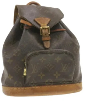 Pre-owned Canvas backpacks Louis Vuitton Vintage , Brown , Dames - ONE Size