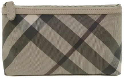 Pre-owned Canvas clutches Burberry Vintage , Beige , Dames - ONE Size