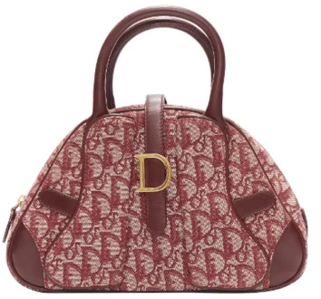 Pre-owned Canvas dior-bags Dior Vintage , Red , Dames - ONE Size